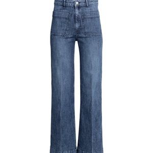 ISO H&M High Waisted Flare Wide Leg